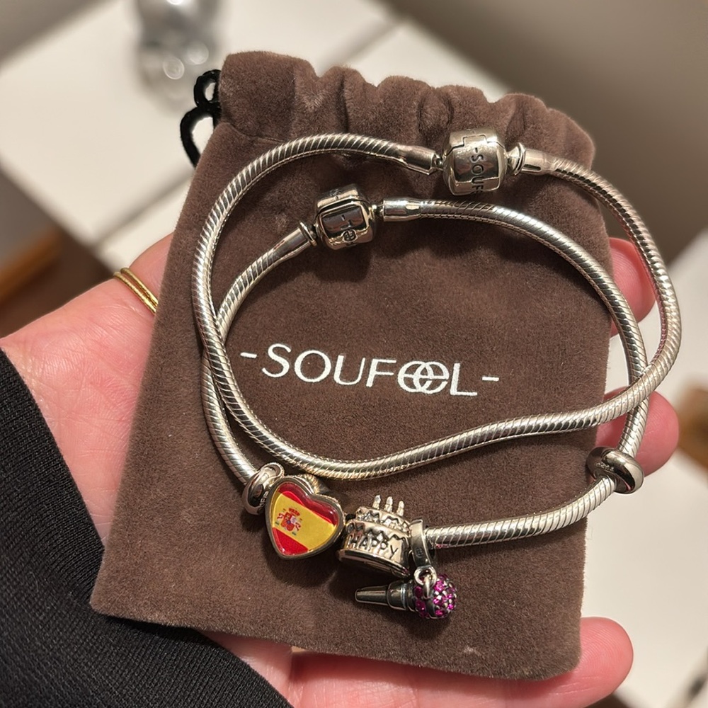 2 soufeel charm bracelets